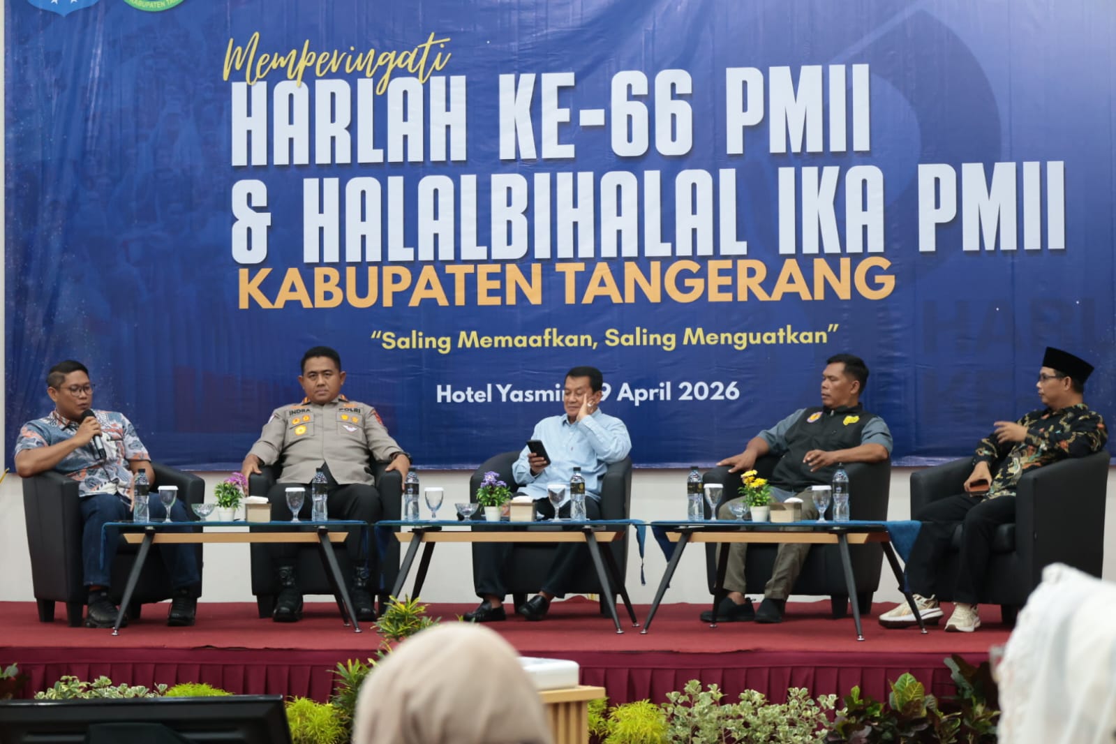 Bupati Tangerang Hadiri Halal Bihalal dan Harlah ke-66 PMII, Tekankan Penguatan SDM Generasi Muda