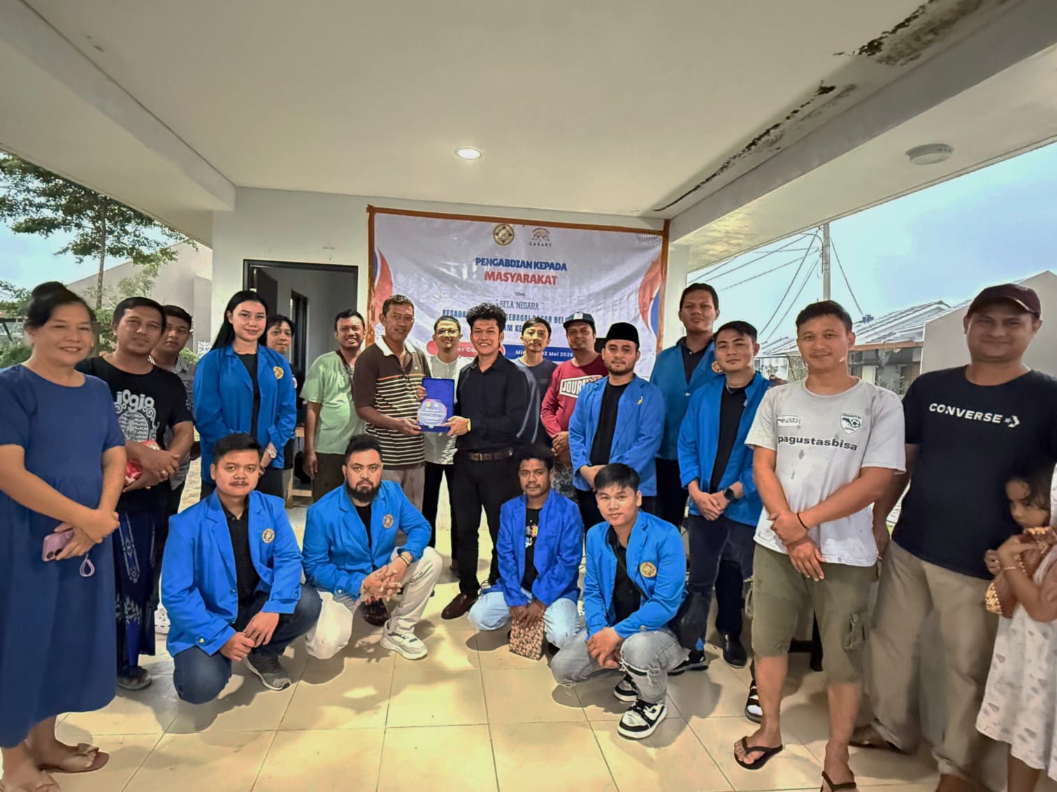 PKM Mahasiswa UNPAM Tanamkan Nilai Bela Negara Lewat Edukasi Kesadaran Hukum