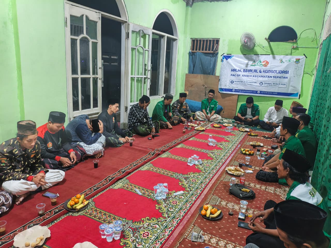 Sambut Harlah ke-92, PAC GP Ansor Sepatan Gelar Halal Bihalal dan Konsolidasi Organisasi.